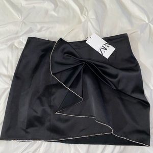 Zara satin skirt